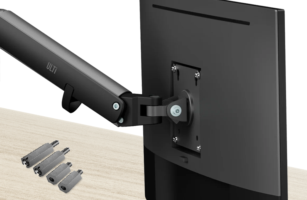 How to Set Up Spacer Screws on a Monitor?
