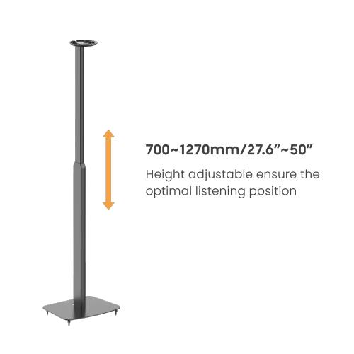 Height Adjustable Speaker Floor Stand for Sonos Era 100