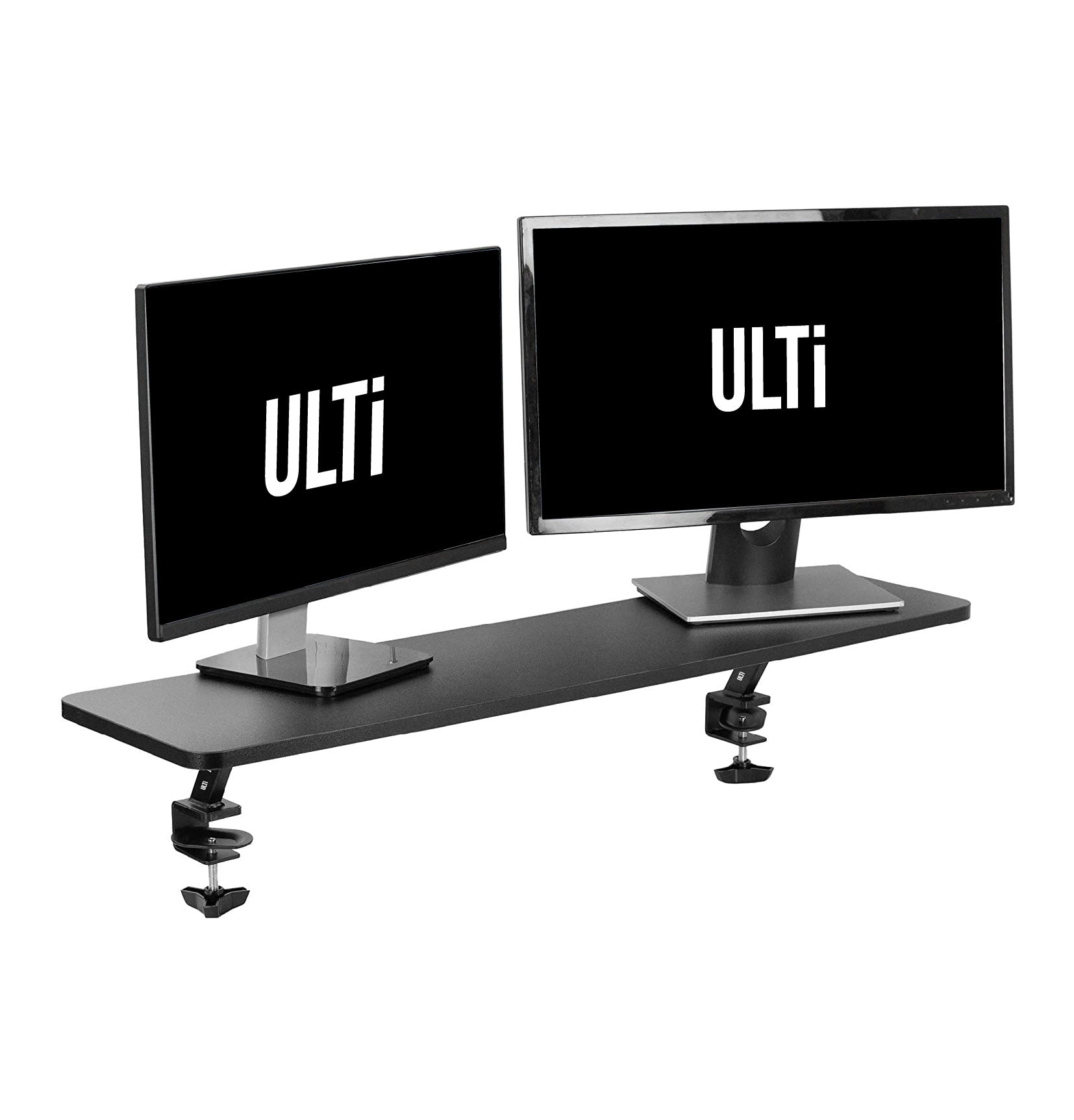 Clamp-On Monitor Riser & Laptop Stand Shelf