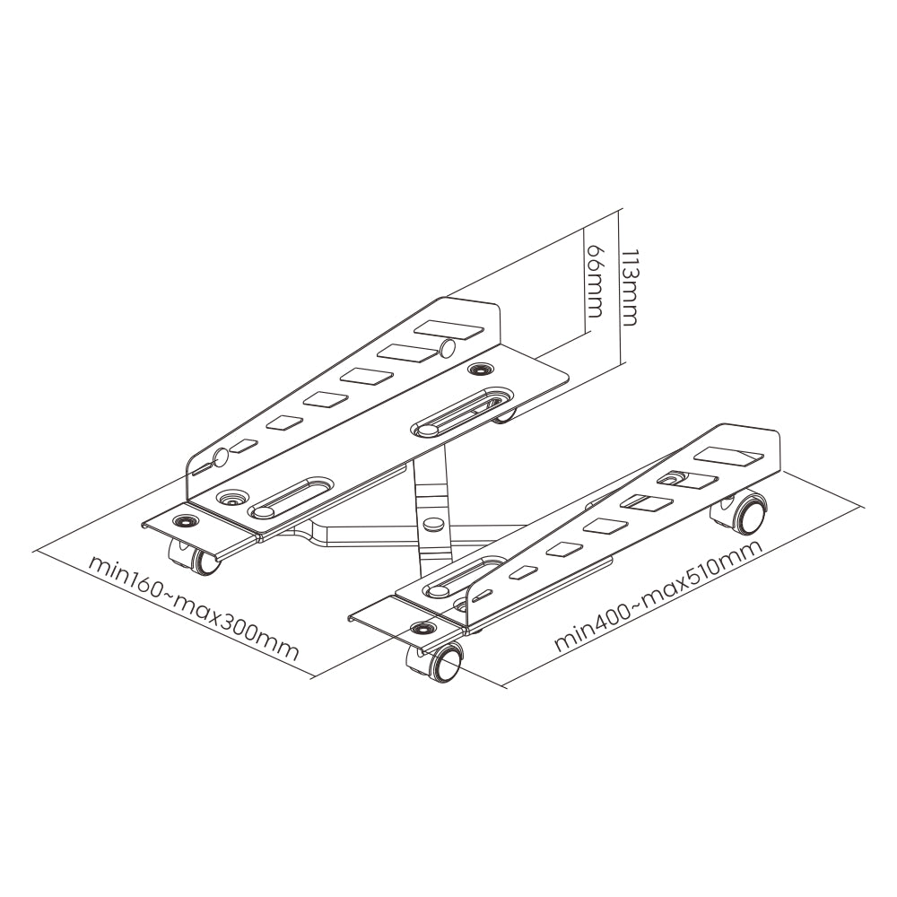 Heavy-duty CPU Rolling Stand | C56