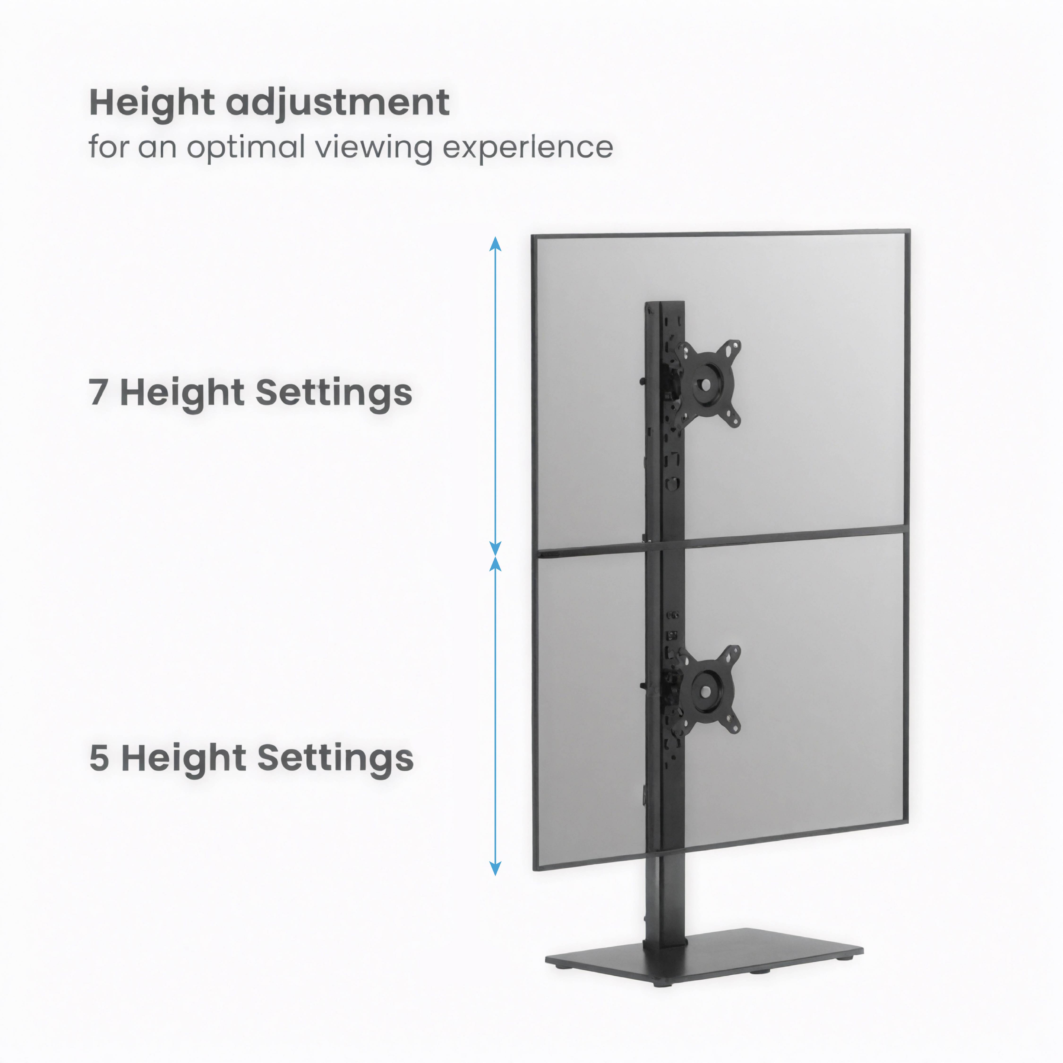 Evo Vertical Dual Monitor Stand | T37