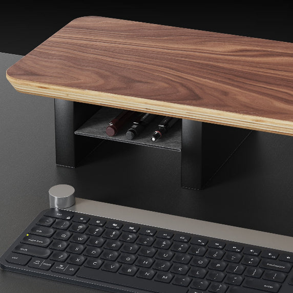 ULTi Walnut Desk Shelf System