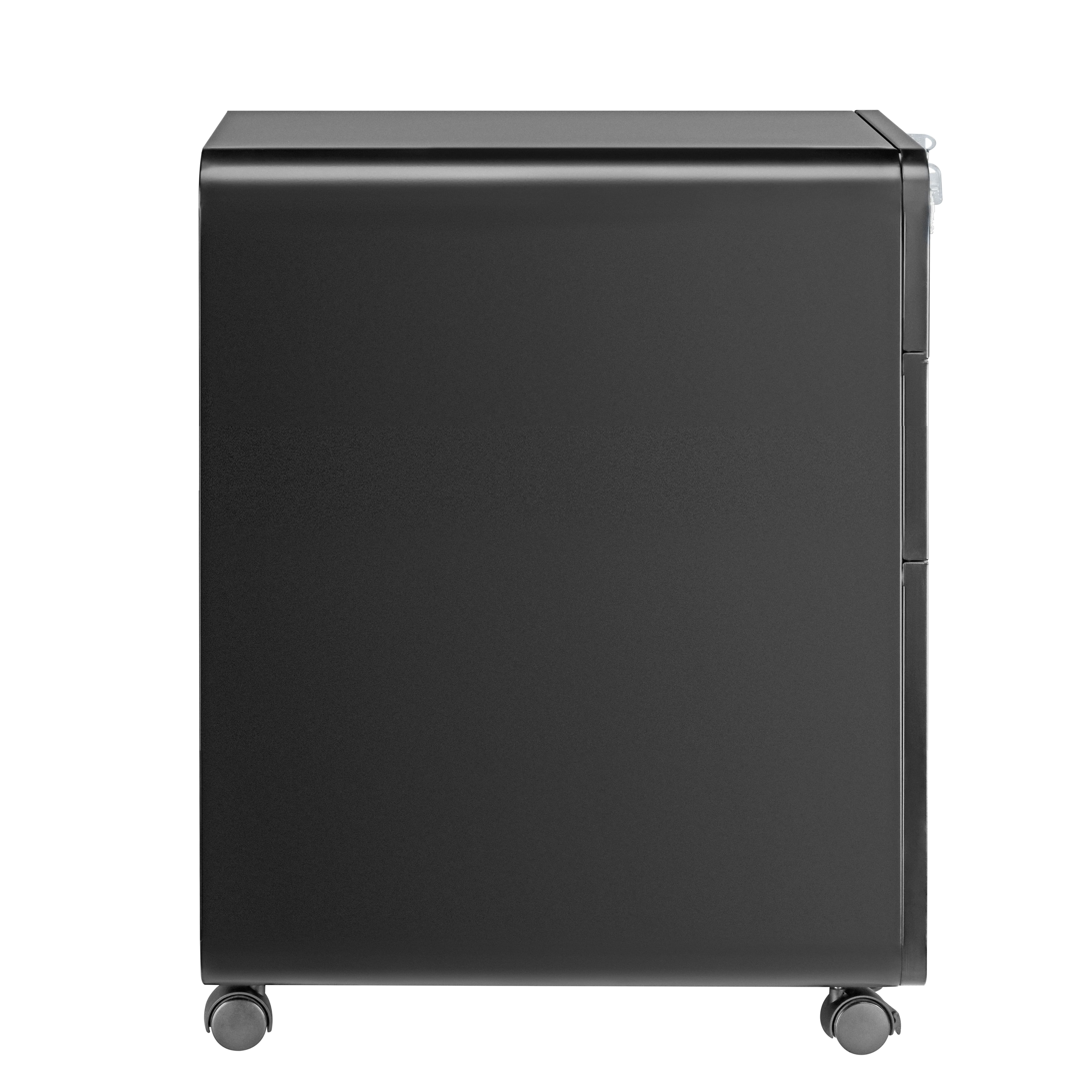 ULTi Vulcan 3-Drawer Mobile Steel Vault Storage Drawer File Cabinet