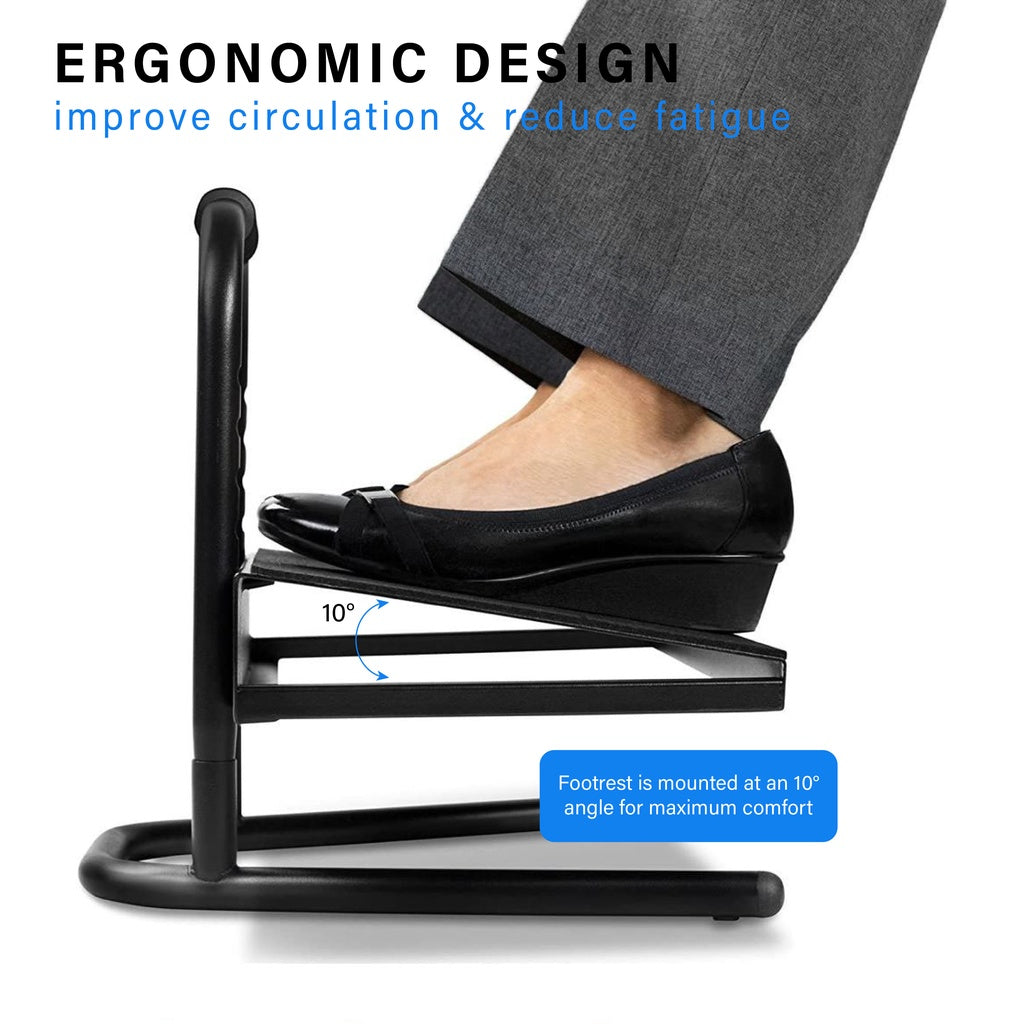 Everest Height Adjustable Steel Footrest | C31