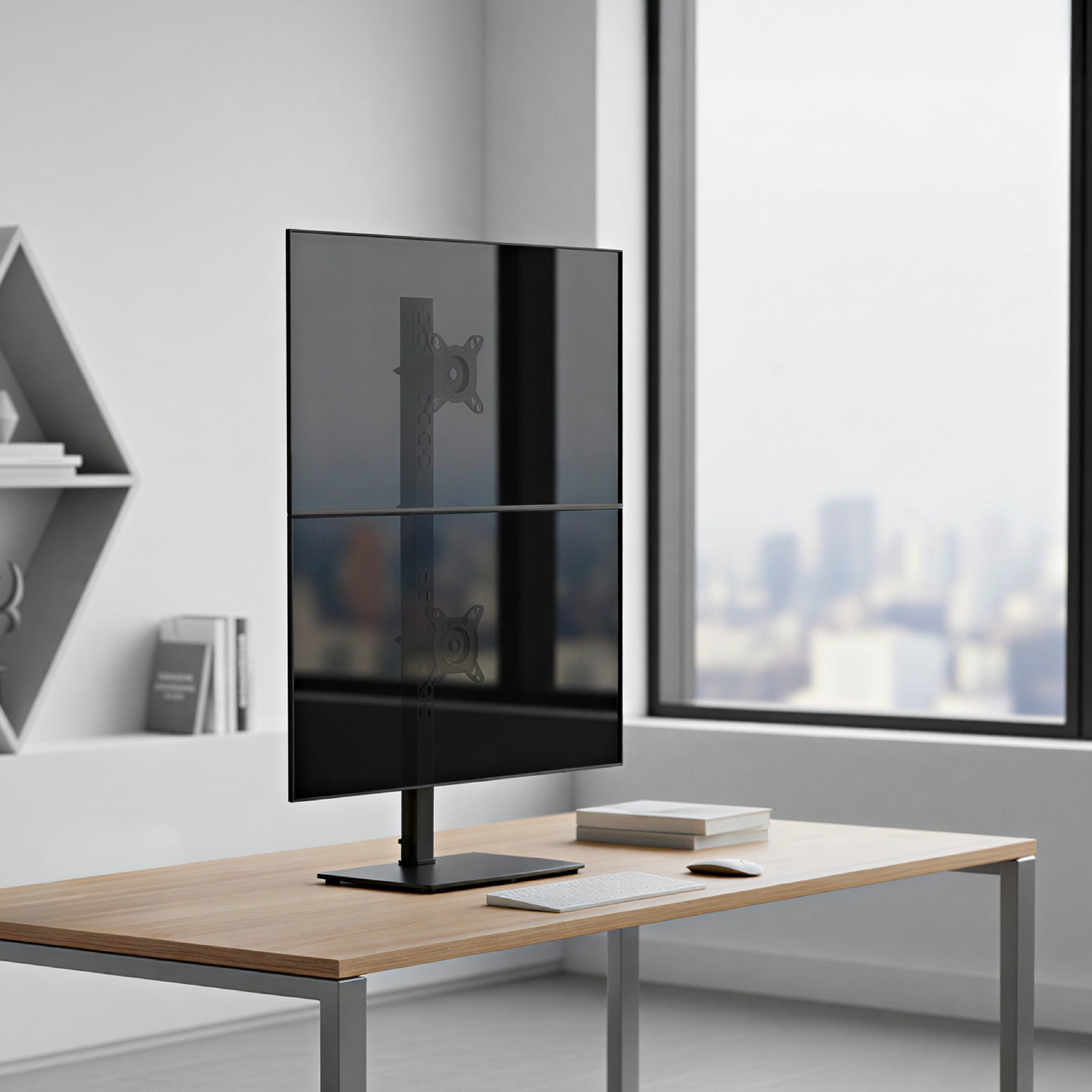 Evo Vertical Dual Monitor Stand | T37
