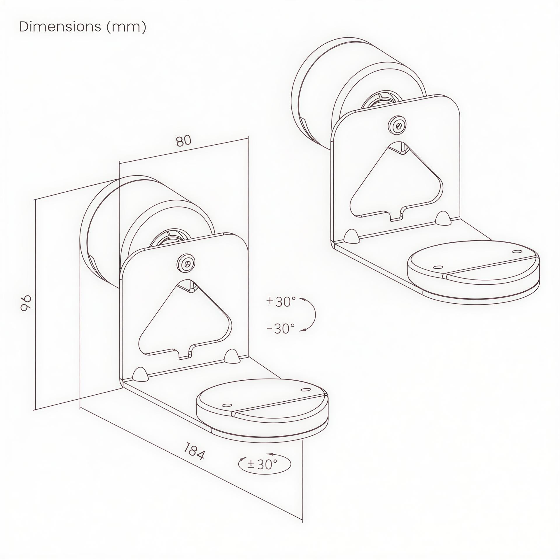 Adjustable Speaker Wall Mount for Sonos ERA 100 & ERA 300 | S11