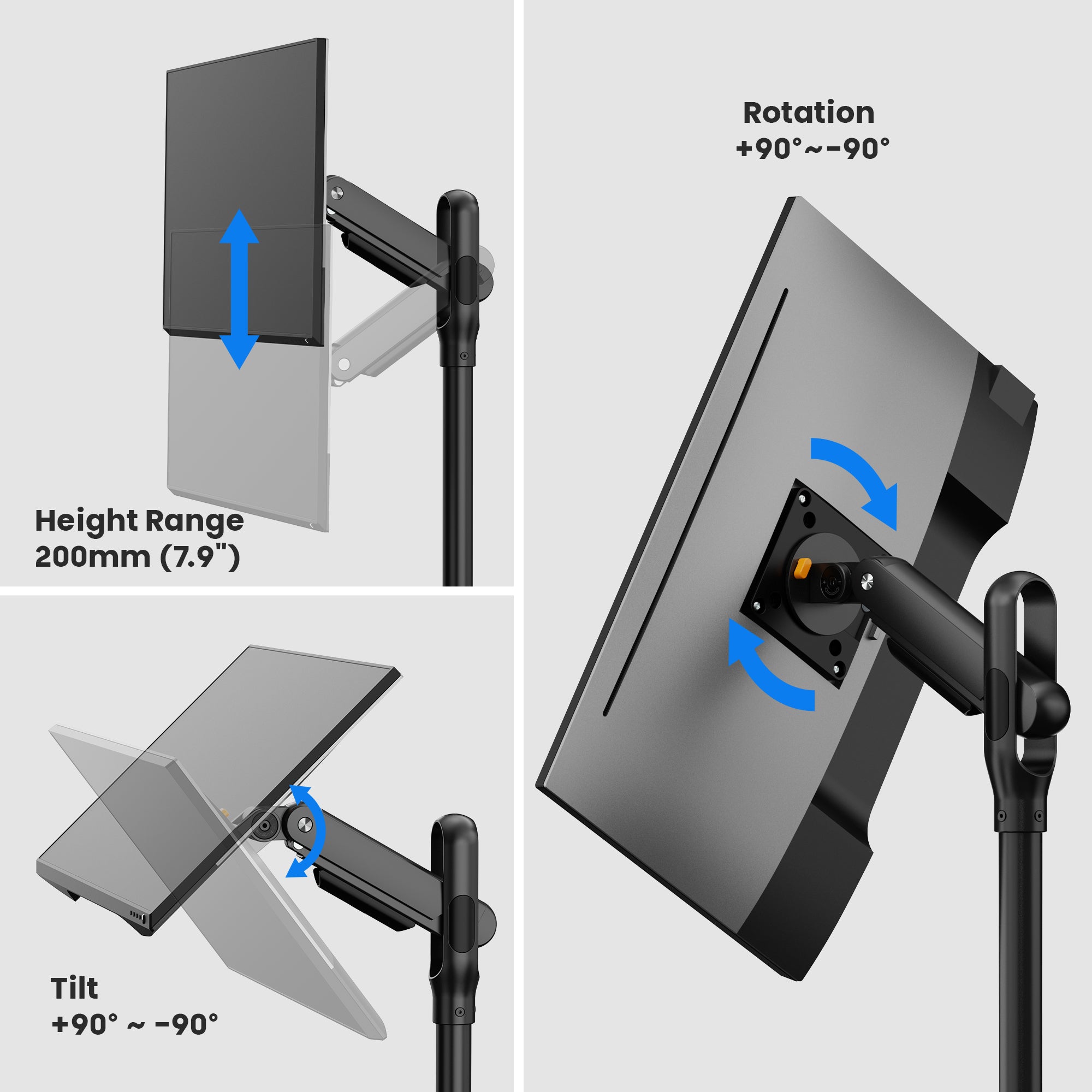Atlas Mobile Display Floor Stand | T45