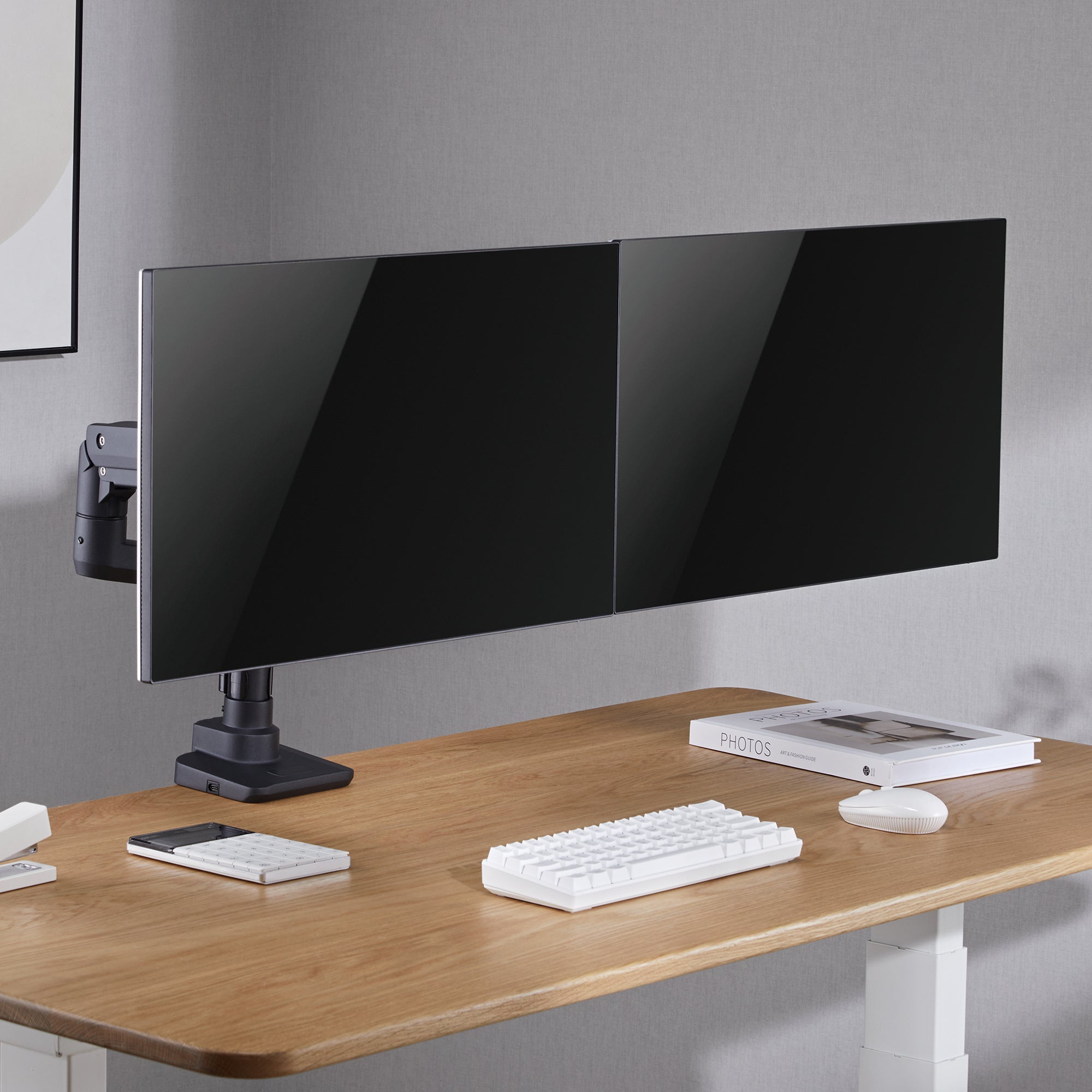 Vulcan Pro Pole-Mounted Dual Monitor Arm | T53