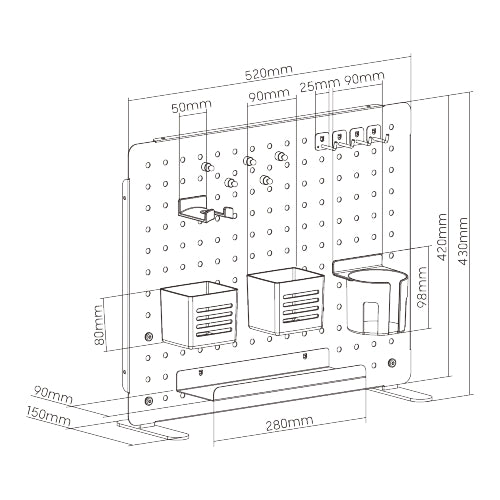 Magboard Desk Organizer | C58
