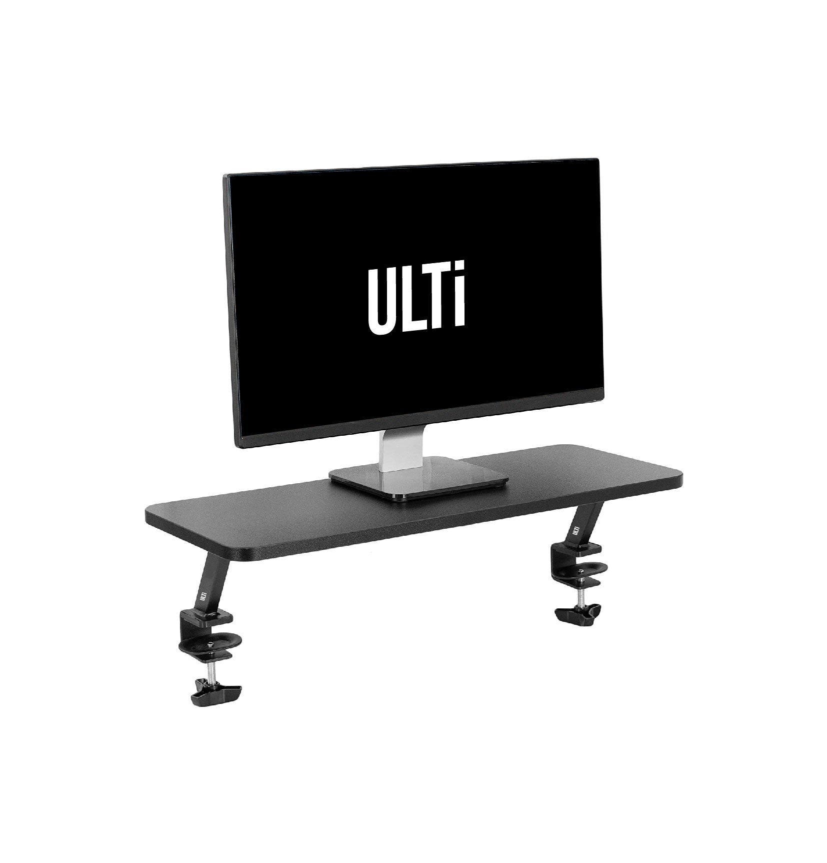 Clamp-On Monitor Riser & Laptop Stand Shelf