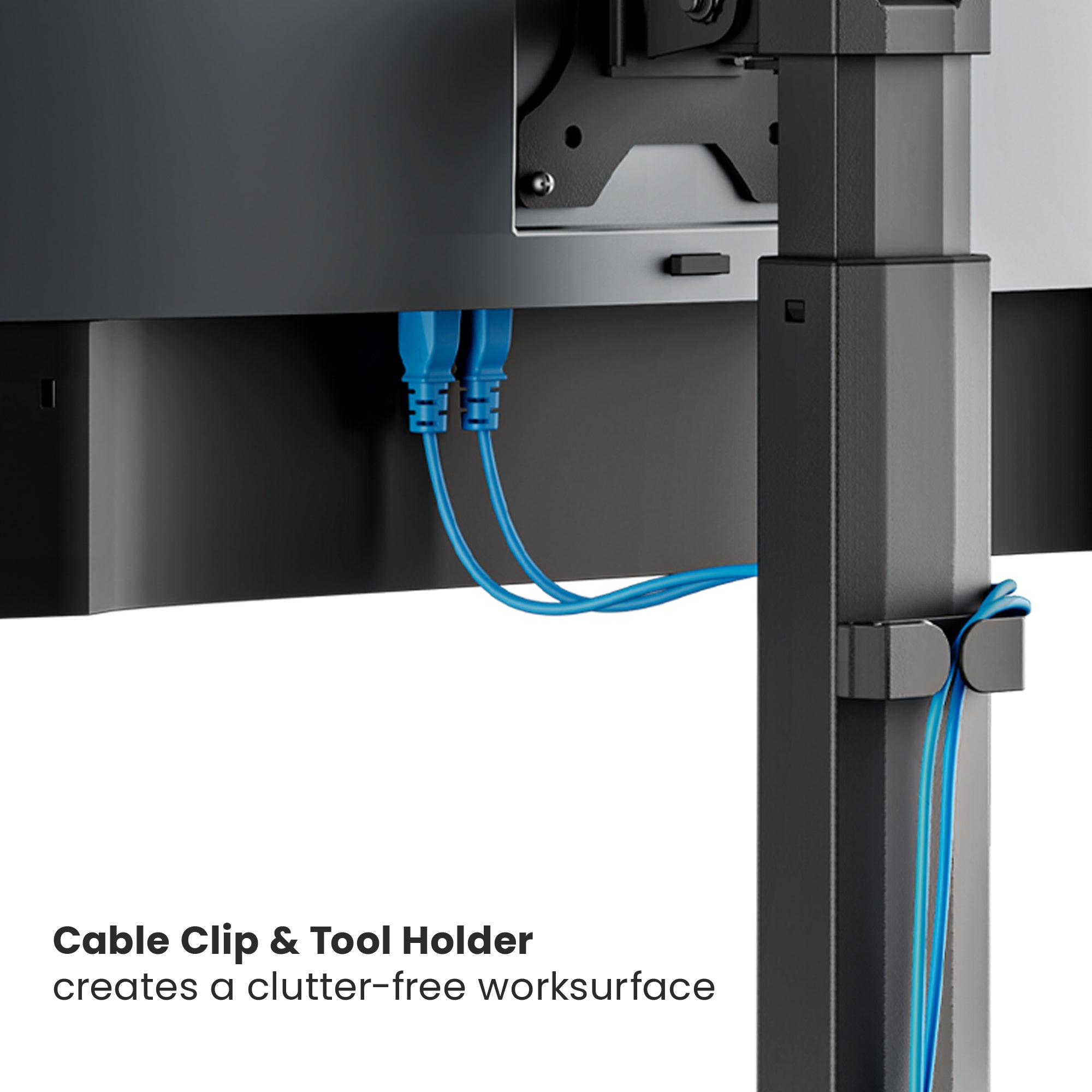 Ergo Gas Lift Single Monitor Stand | T40