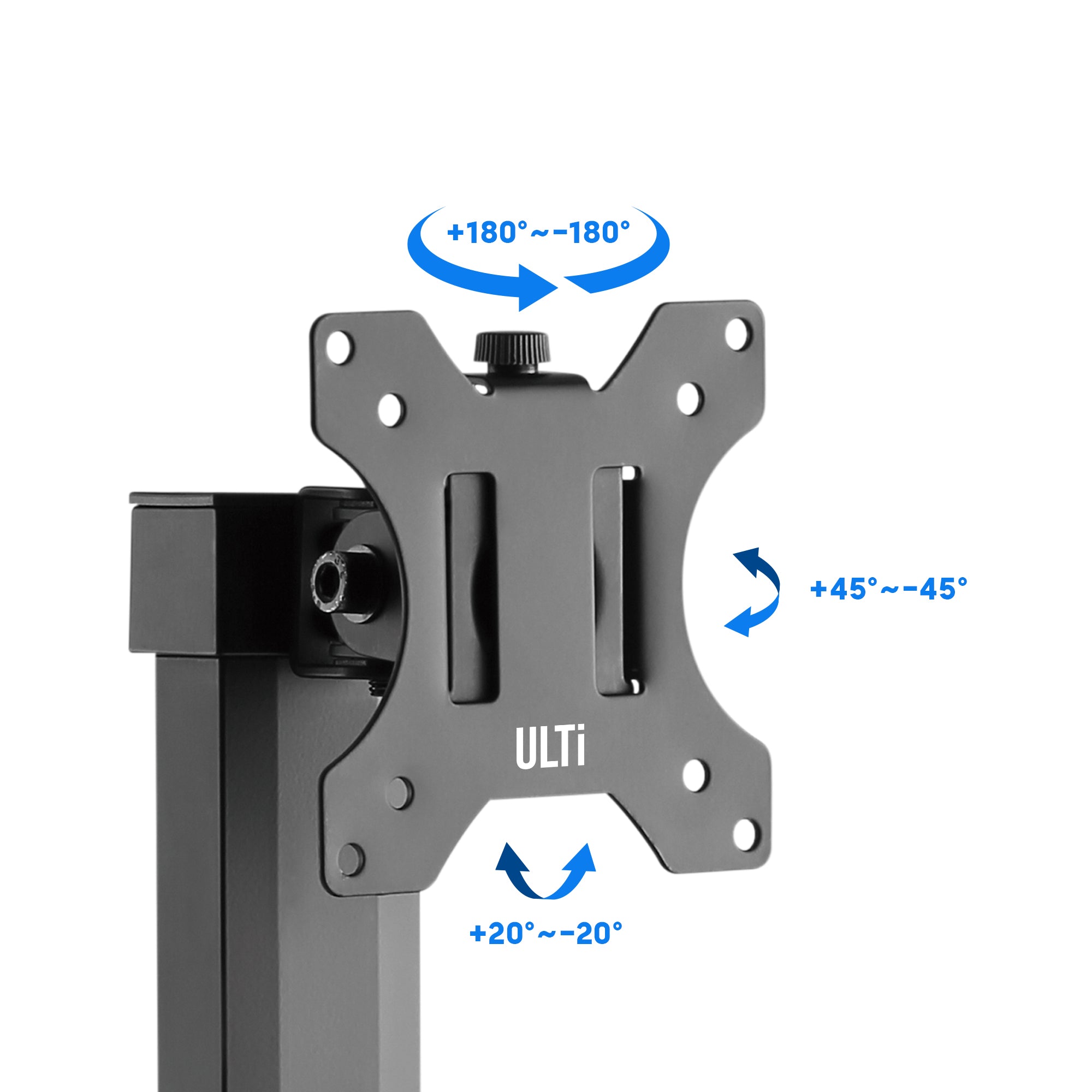 Ergo Gas Lift Single Monitor Stand | T40