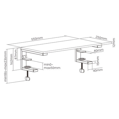 ULTi Walnut Monitor Riser & Extender