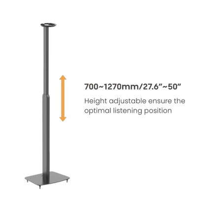 Height Adjustable Speaker Floor Stand for Sonos Era 100