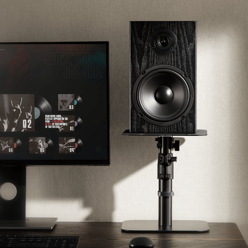 ULTi Desktop Free-Standing Studio Monitor and Speaker Stand - Set of 2