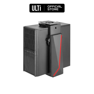 ULTi AURA RGB PC Holder - Swivel, Stepless Height & Depth Adjustment, Lockable Design