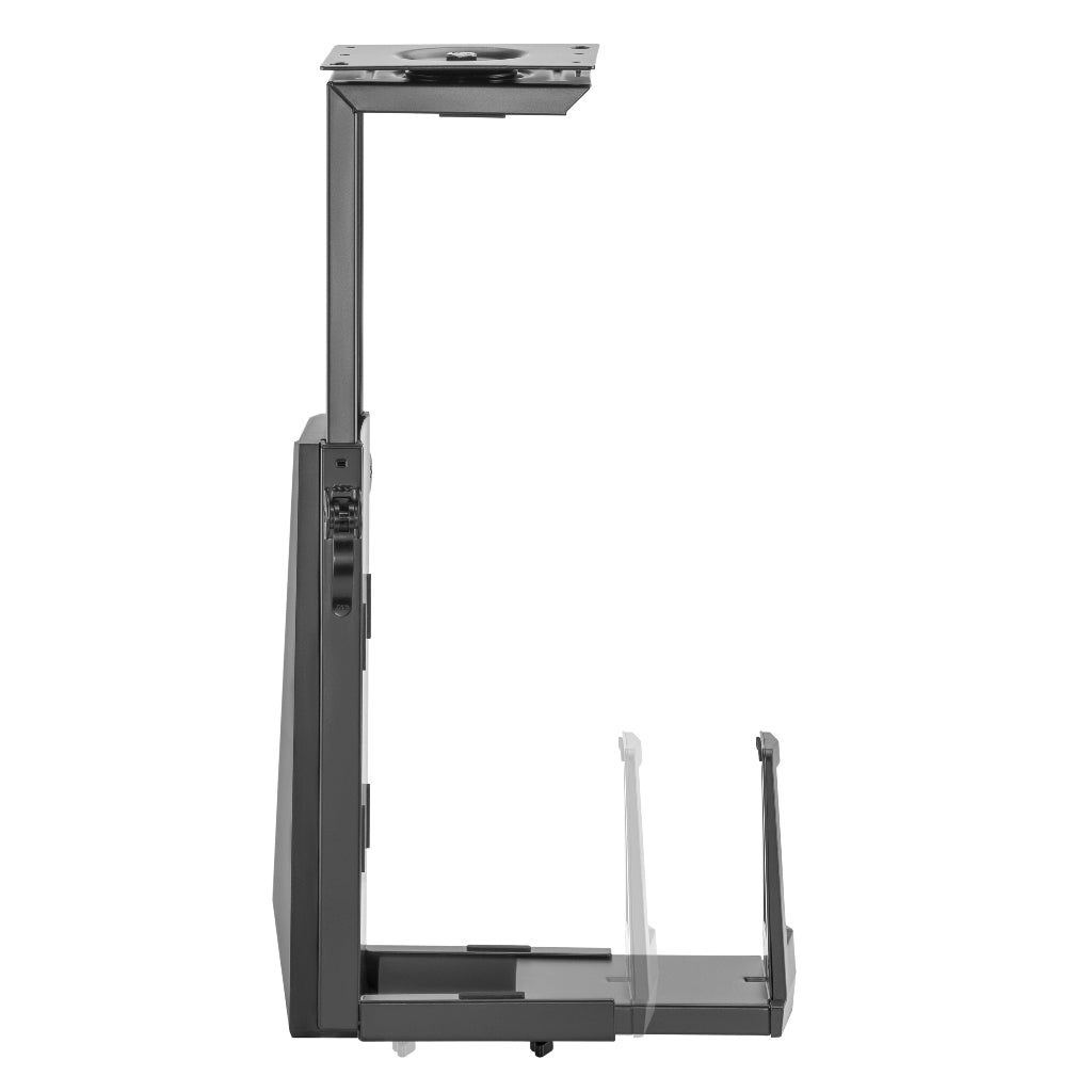 ULTi AURA RGB PC Holder - Swivel, Stepless Height & Depth Adjustment, Lockable Design