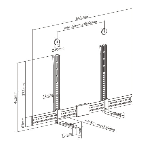 ULTi Magma Soundbar Mount Bracket