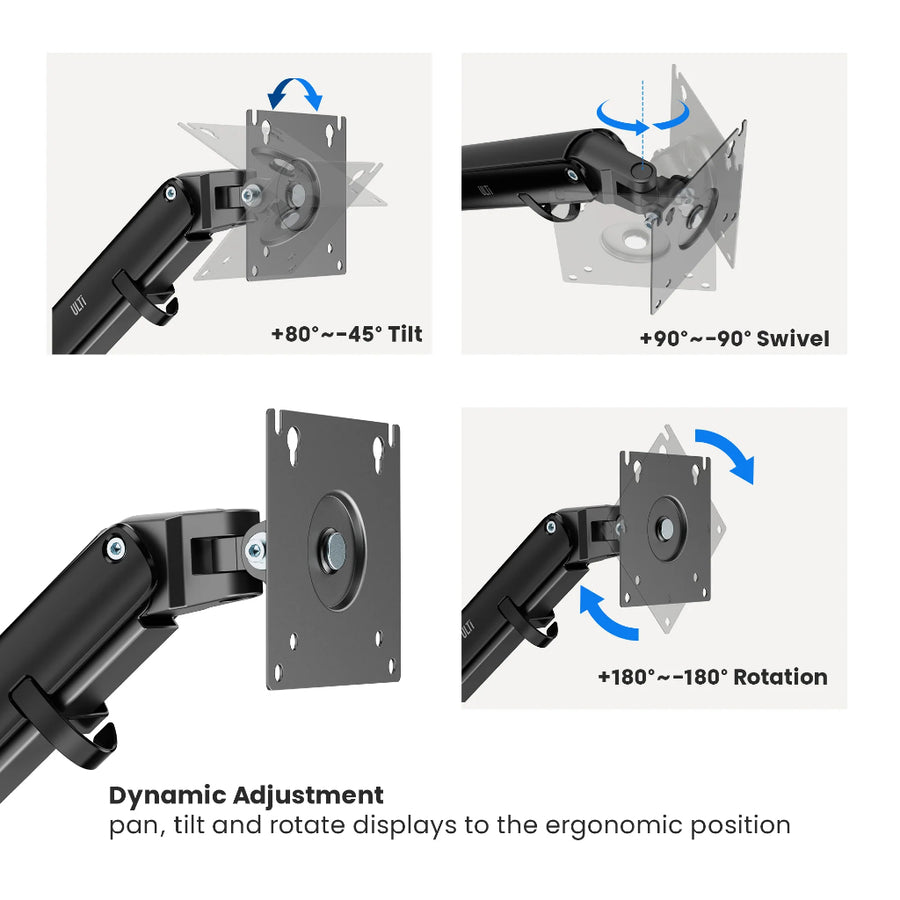 ULTi Revo Dual Monitor Arm | Fits most 32 inch Screens | VESA Compatible