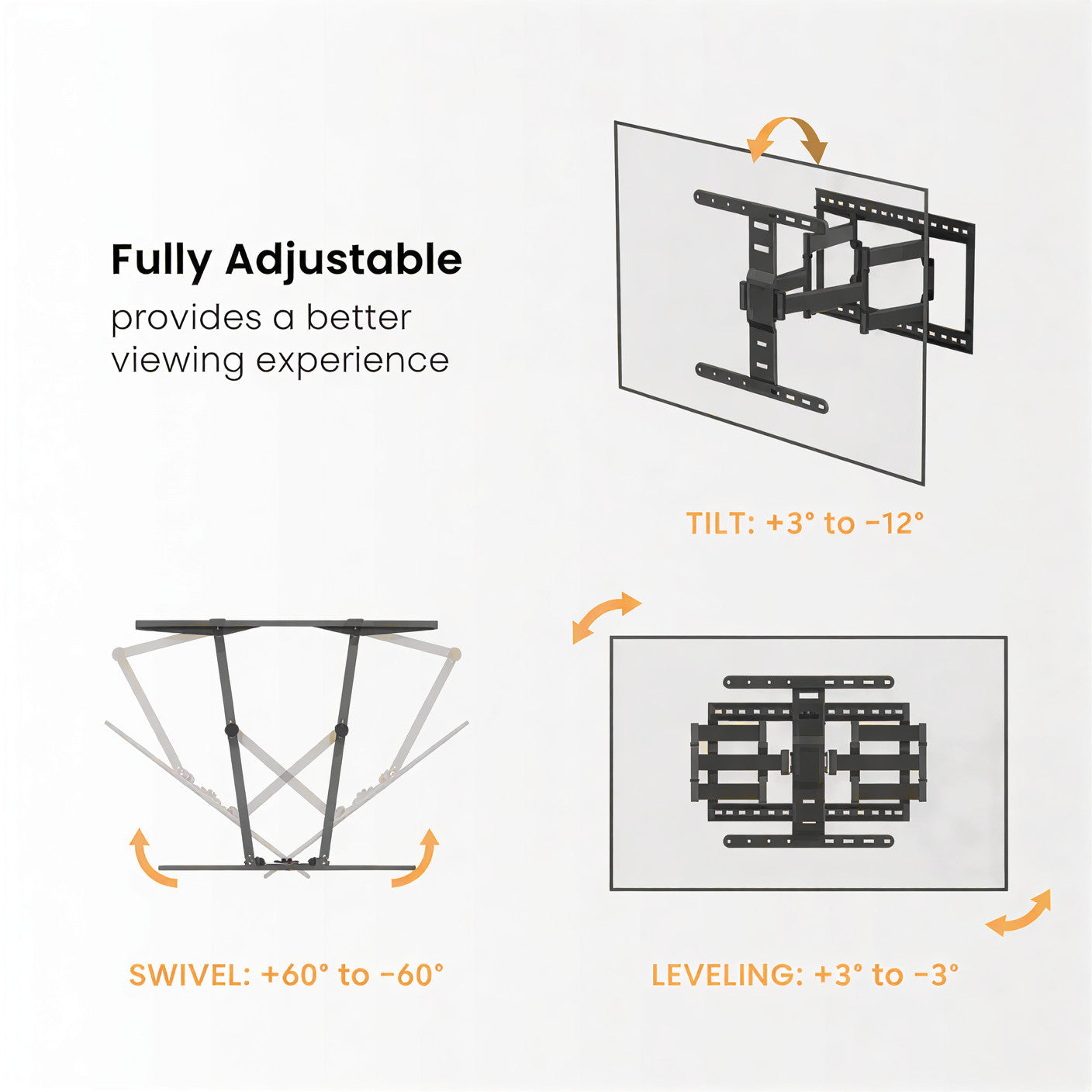 VEGA Full-motion TV Wall Mount | V7