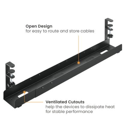 ULTi Ark Easy Access Clamp-On Cable Management Organizer Tray | C69