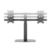 ULTi Ergo Dual Free Standing Monitor Mount Desk Stand, Spring Height Adjustable Monitor Arm for Screens up to 32 inches