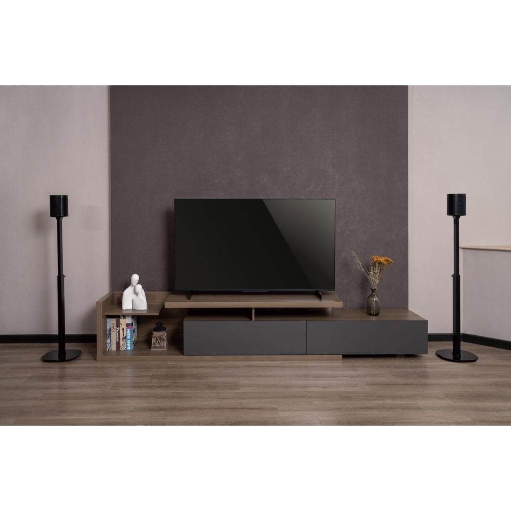 ULTi Premium Height Adjustable Speaker Floor Stands for Sonos One, One SL, or Play:1, Built-in Cable Management