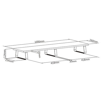 Extra Long Monitor Riser Stand