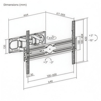 Valor TV Wall Mount | V8