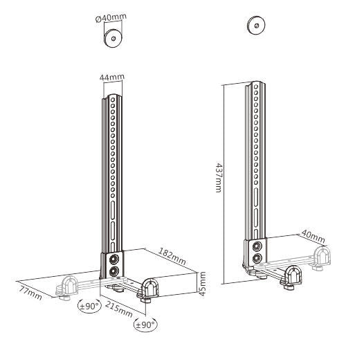 ULTi Soundbar Bracket Speaker Mount