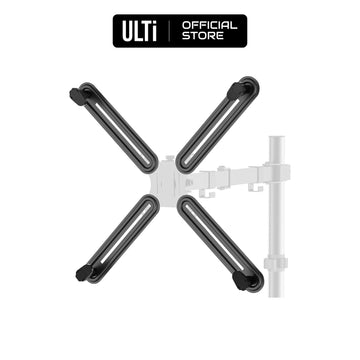 ULTi VESA Adapter for Monitors without VESA, Mount Bracket Adapter for Monitor Arm, for 13 to 27 inch, VESA 75mm & 100mm