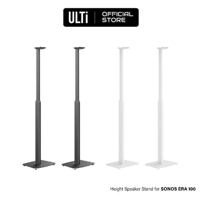 ULTi Height Adjustable Speaker Floor Stand for Sonos Era 100