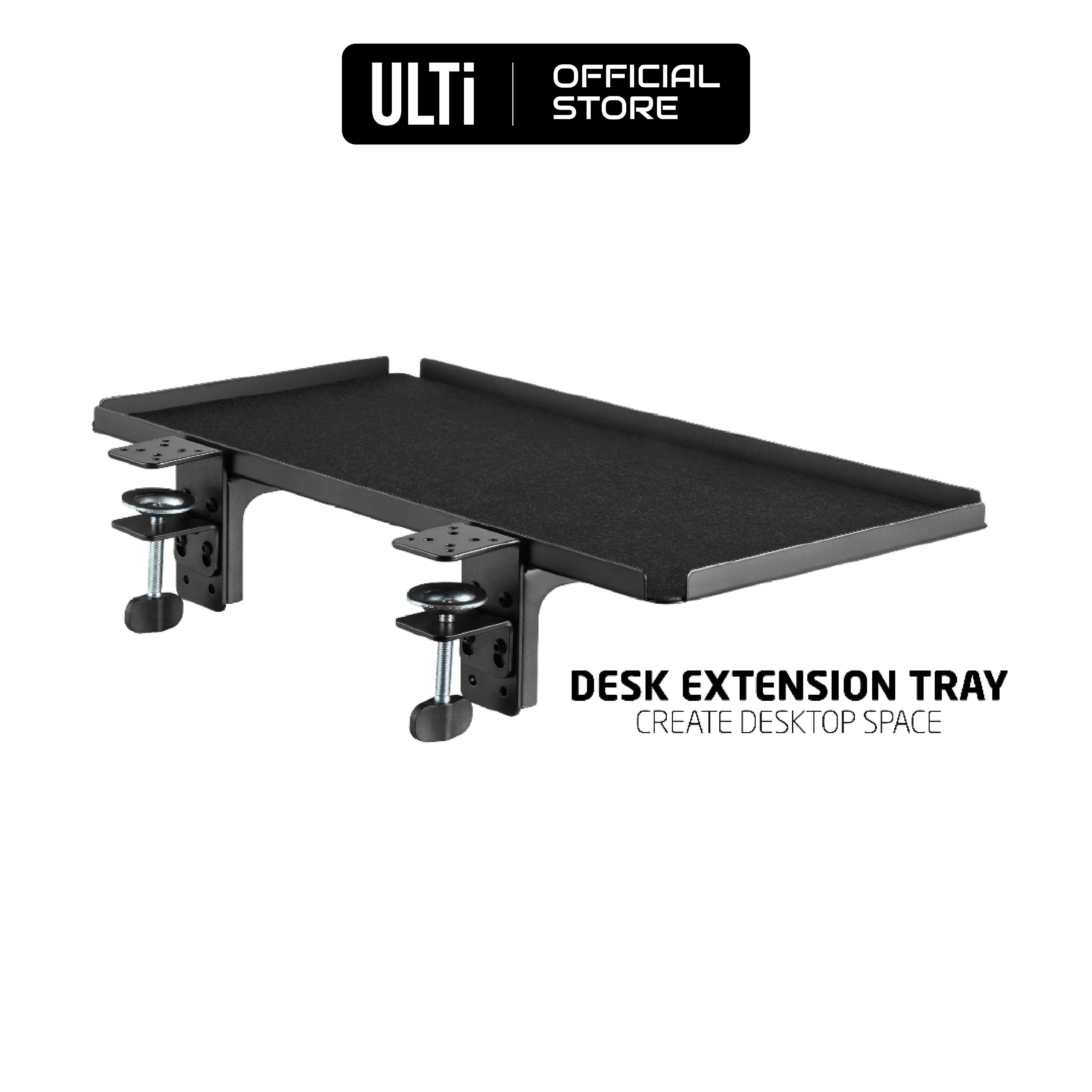 ULTi Clamp-On Desk Extension Tray Holder