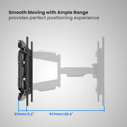 VEGA Full-motion TV Wall Mount | TVM-01