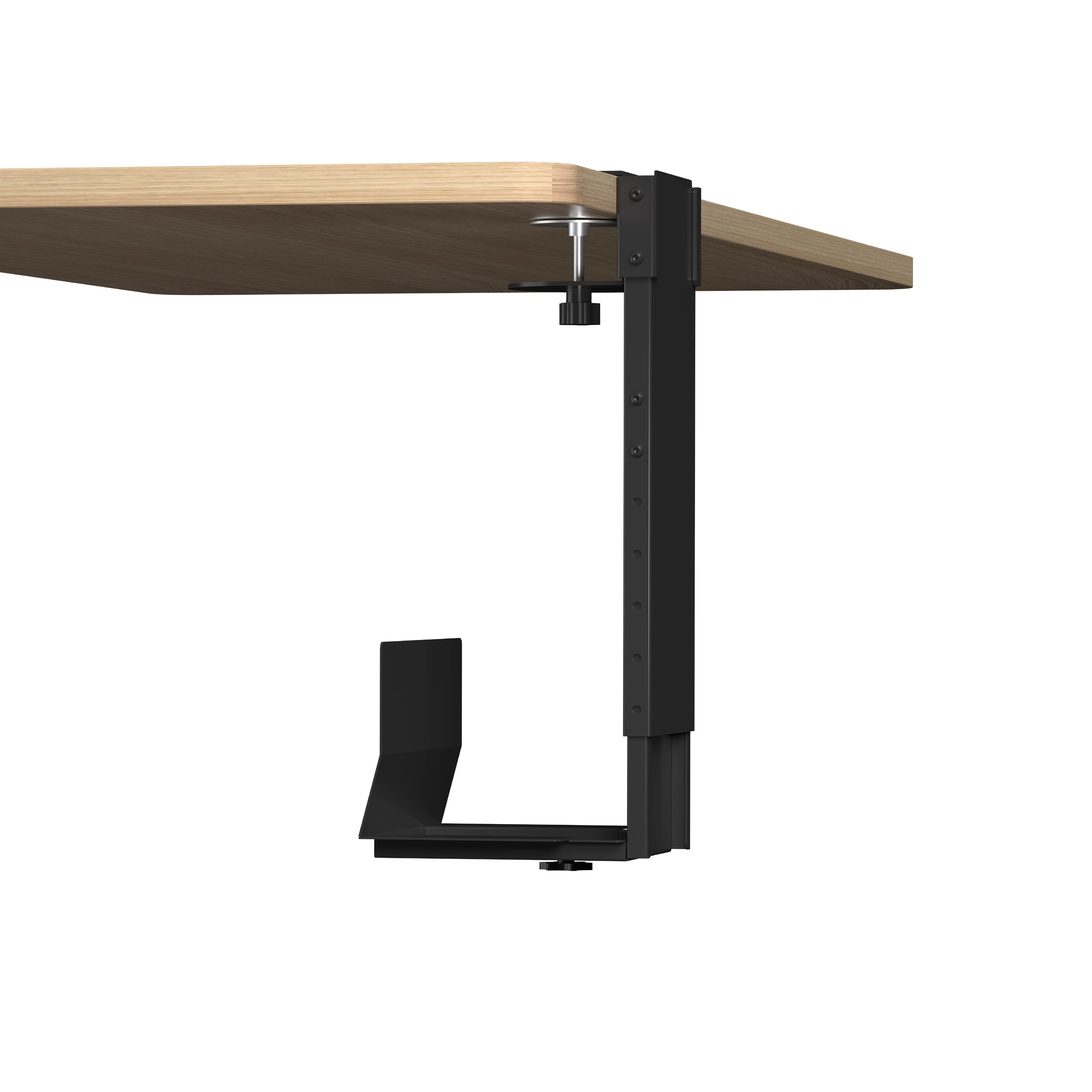 ULTi Clamp-On PC Holder with USB 3.0 Ports - No Drilling Required - Wa