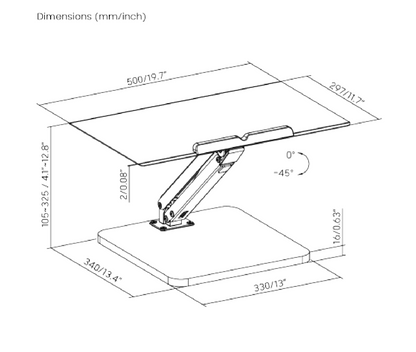 Ascent Laptop Riser Stand | C80