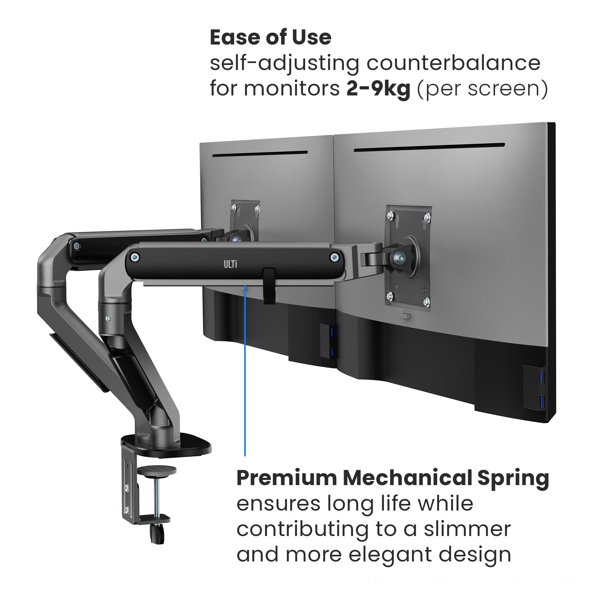 Revo Dual Monitor Arm | T48