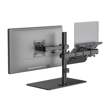 EVO Dual Monitor Stand with Laptop Tray | T49