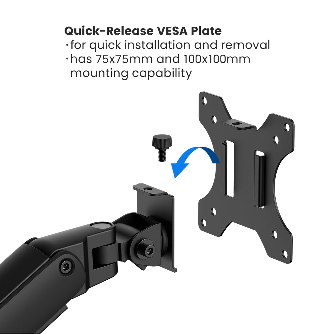 Ark Single Monitor Arm | T55