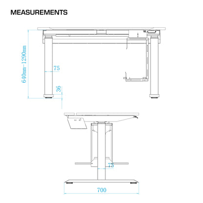Arc Pro Under-Desk Rail Mounted PC Holder