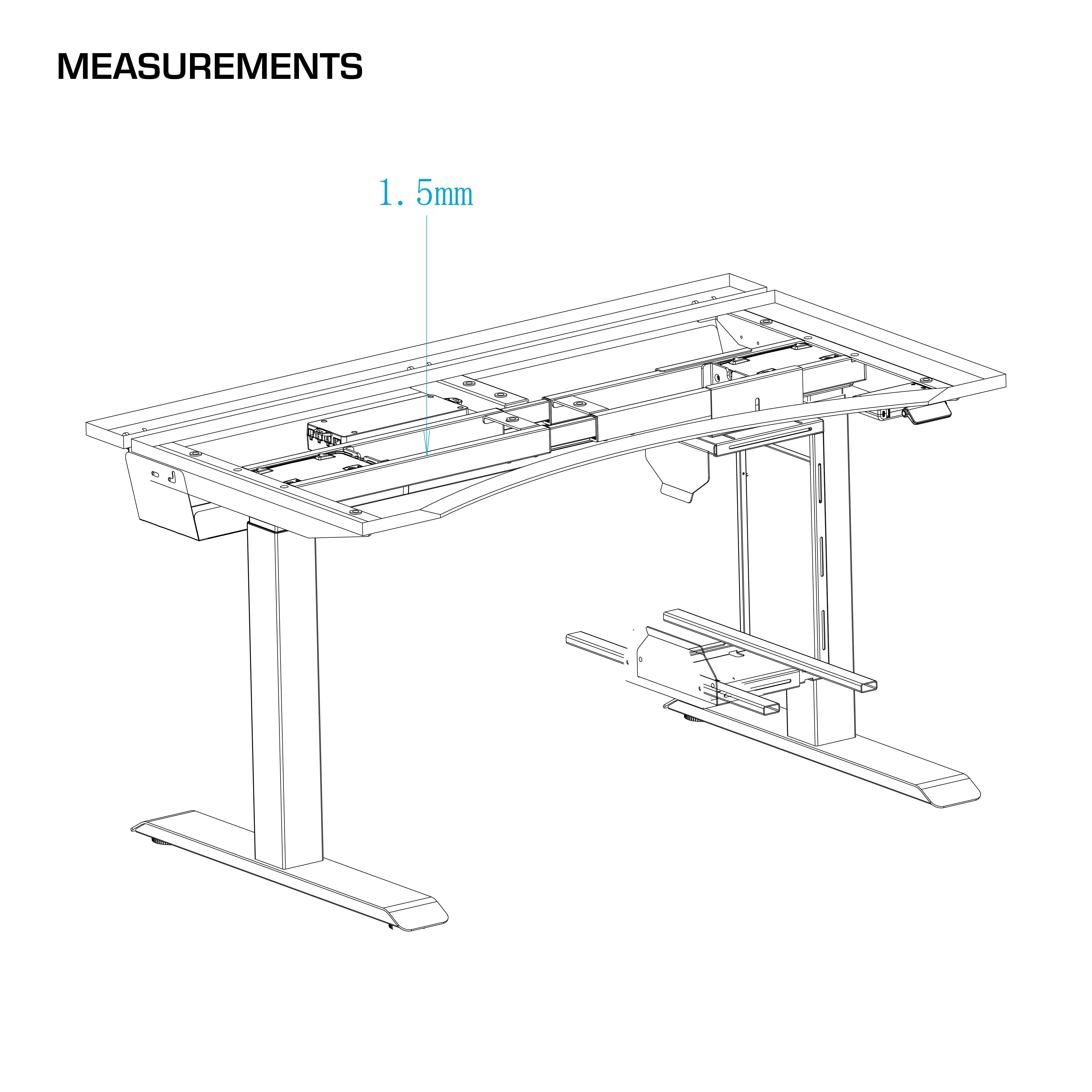 Arc Pro Under-Desk Rail Mounted PC Holder