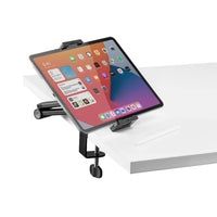 ULTi Clamp-on Tablet Holder for 4.7 to 12.9 inch Screens - Ergonomic Design: Swivel, Tilt & Rotate