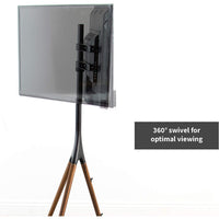 ULTi Artistic Easel 45 to 65 inch LED LCD Screen, Studio TV Display Stand, Adjustable TV Mount w/ Swivel and Tripod Base