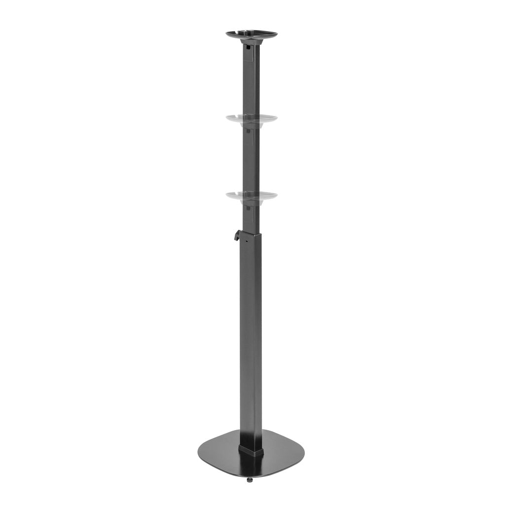 ULTi Premium Height Adjustable Speaker Floor Stands for Sonos One, One SL, or Play:1, Built-in Cable Management