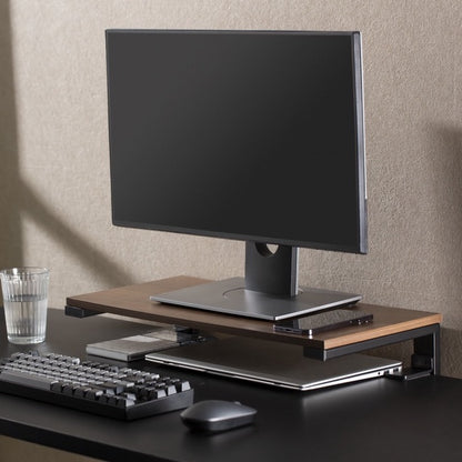 ULTi Walnut Monitor Riser & Extender