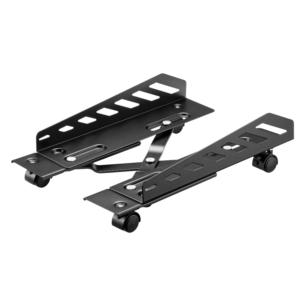 ULTi Heavy-duty CPU Rolling Stand for Gaming PC Tower Desktop ATX-Case, Steel Mount Holder, Lockable Caster Wheels