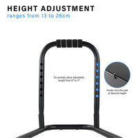 ULTi Everest Foot Rest - Ergonomic, Height Adjustable & Anti Slip Footrest Relief Platform - Made for Standing Desk
