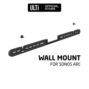 ULTi Soundbar Wall Mount for Sonos Arc, Low Profile Sound Bar Mount Bracket Under or Above TV