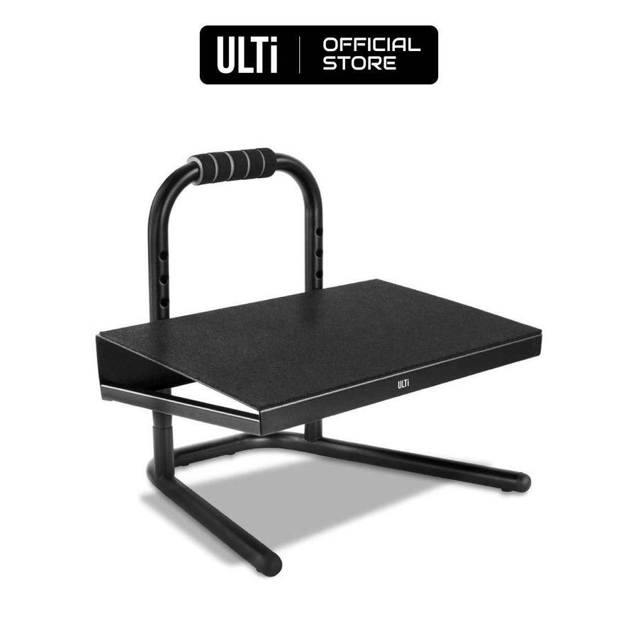 ULTi Everest Foot Rest - Ergonomic, Height Adjustable & Anti Slip Footrest Relief Platform - Made for Standing Desk