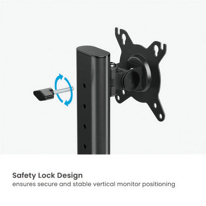 Evo Vertical Dual Monitor Stand | T37